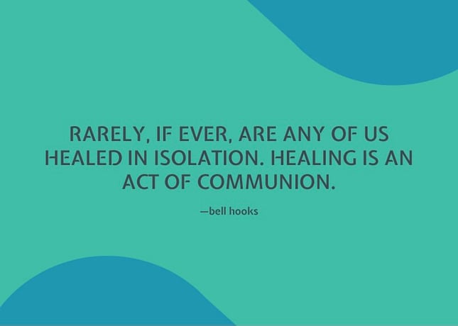 bell hooks quote about healing